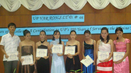 New members of the UP Varrons, the Star Gazers 2008